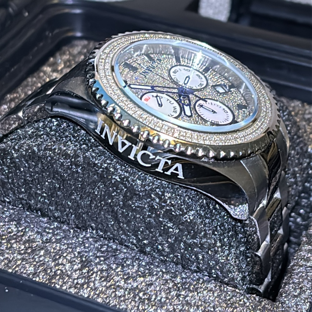 1.97 CT. DIAMOND INVICTA GRAND DIVER SWISS RHONDA Z60 CALIBER 47MM (31990) - Picture 4 of 10